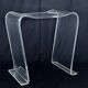 Tabouret en plexiglas transparent, France années 70