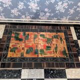Coffee table in glazed ceramic tiles from the 60s/70s