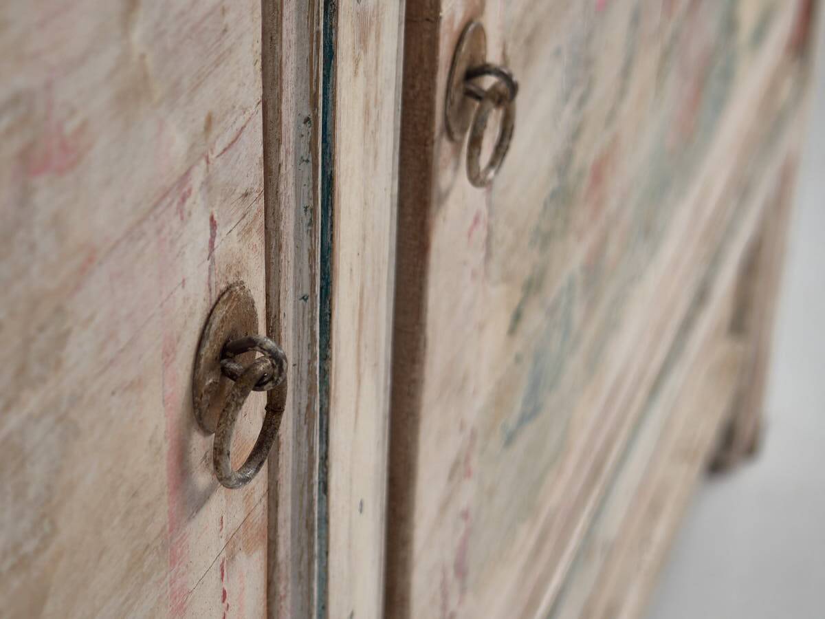 Old white wooden sideboard (circa 1870)
