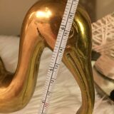 Ibis in brass 34cm vintage