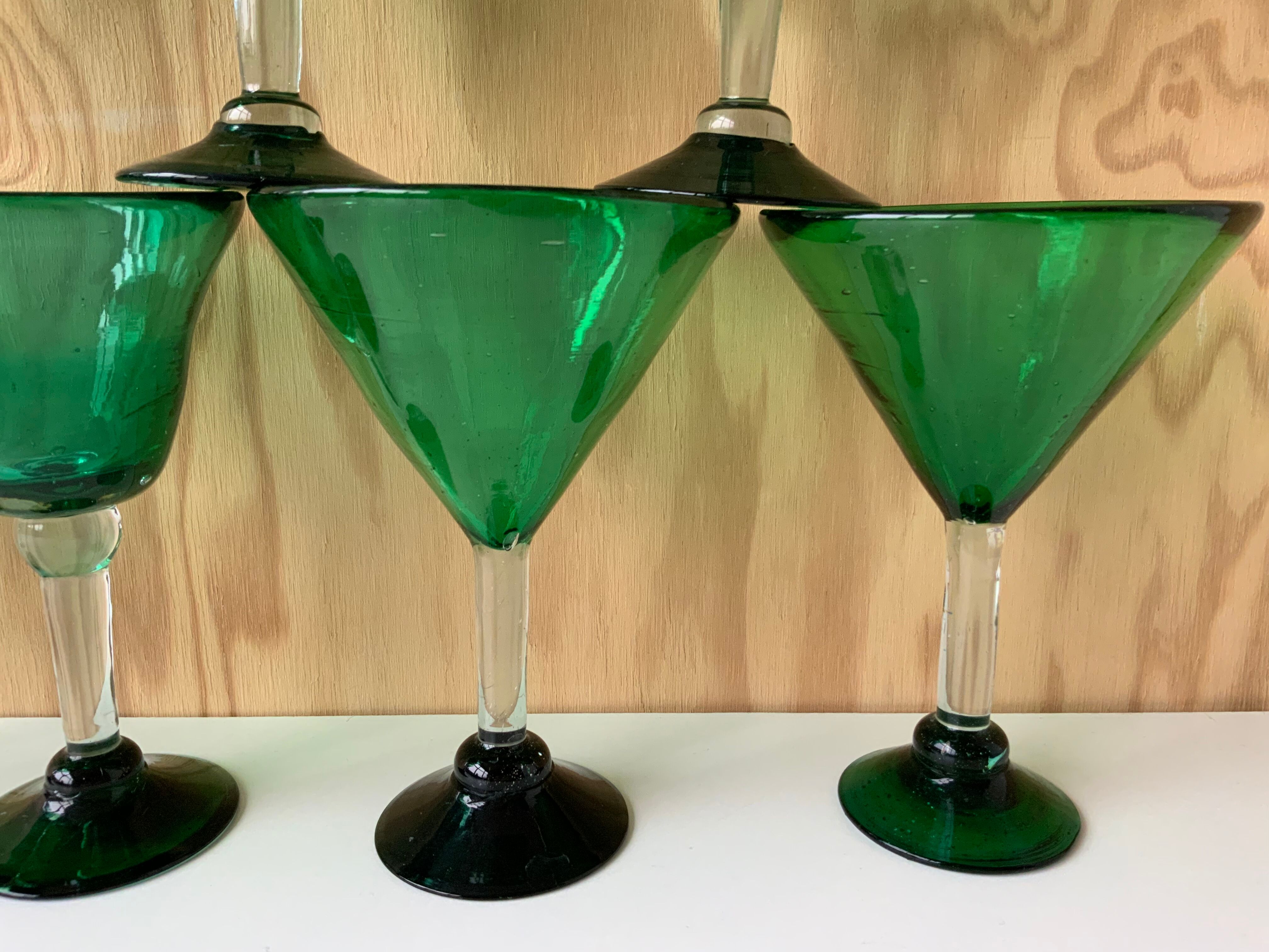 Vintage foot glasses