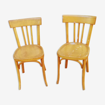 Paire de chaises bistrot baumann