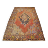 Oushak Vintage Handmade Wool Rug