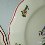 6 dessert plates 20.5 cm Agreste Sarreguemines