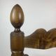 Chaise basse en bois tourné Bobbin à la manière de Charles Dudouyt, France, années 1950