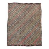Tapis Kilim 7x8 tissé à la main, 207x262Cm
