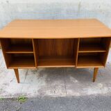 Scandinavian double-sided teak office 60s