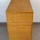 Vintage rattan chest of drawers