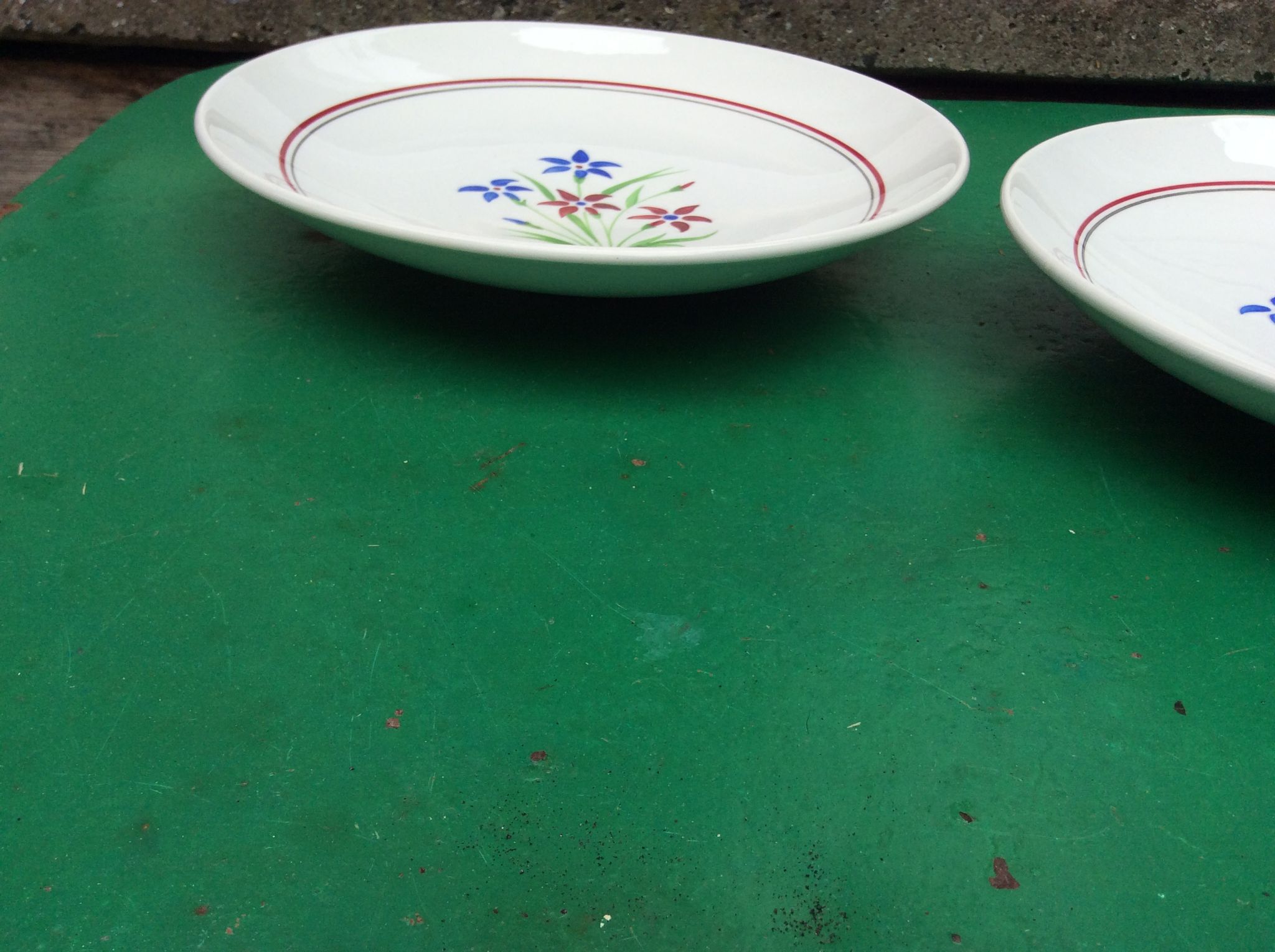 Duo de plats vintage