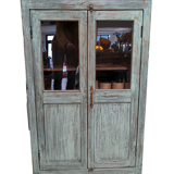 Teak curiosity cabinet