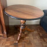 Louis Philippe tripod pedestal, nineteenth, blond walnut