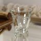 Set of 3 Engraved Liqueur or Shot Glasses - Art Deco 1940 certified