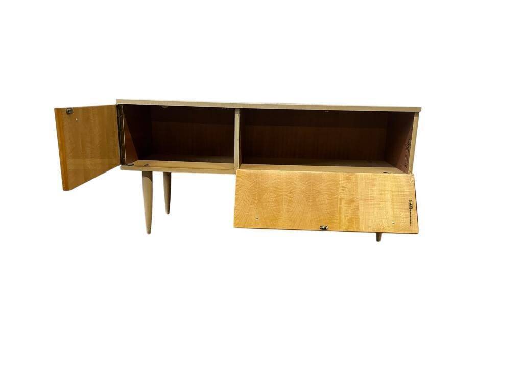 Vintage wooden low furniture / TV unit / low sideboard