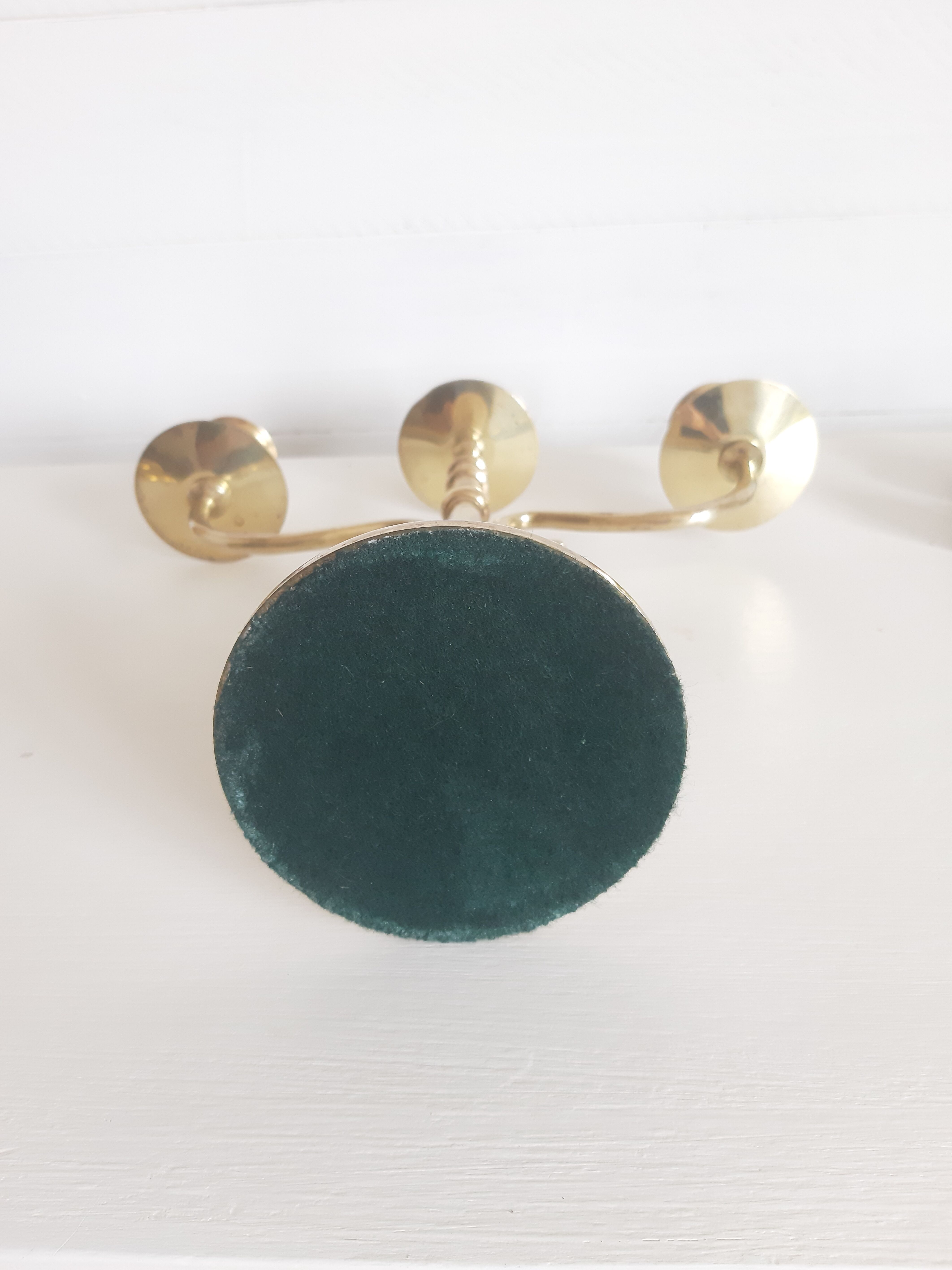 Brass chandelier/candle holder