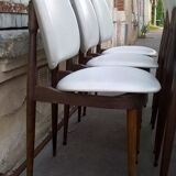 Six chaises Baumann modèle Pégase