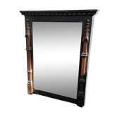 Rustic and Gothic beveled mirror