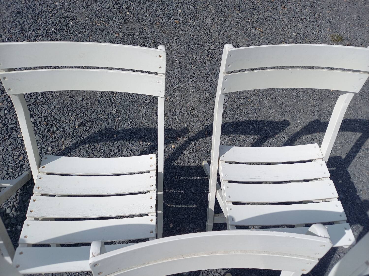 6 vintage garden chairs 60 70 R Gleizes