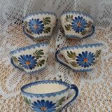 5 tasses / bolees à cidre anciennes 