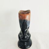 Set of a fish vase and an Alpho squirrel vase