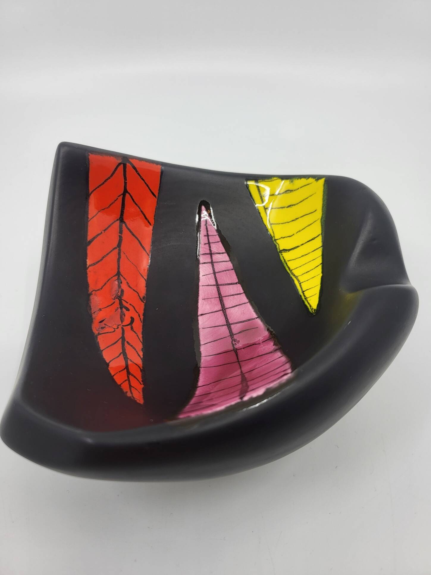 Gabriel Fourmaintraux ceramic catchall France Mid Century