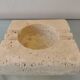 Large vintage travertine ashtray by Fratelli Mannelli 1970