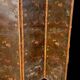 Grand Paravent à Quatre Feuilles En Cuir De Cordoue D’époque Fin XVIIIème H 188 Cm