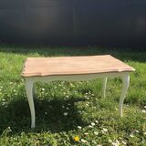 Small solid wooden coffee table