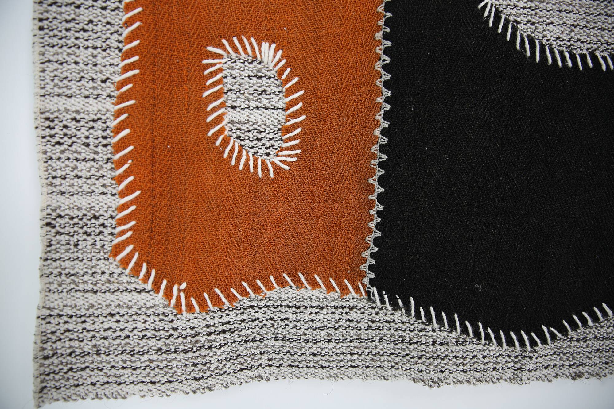 Vintage Turkish Wool Wall Hanging, Handmade Tapestry Rug, 72x106 Cm