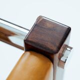 Armchair in Jacaranda Wood and Leather by Celina Decorações, Brazil, 1950s