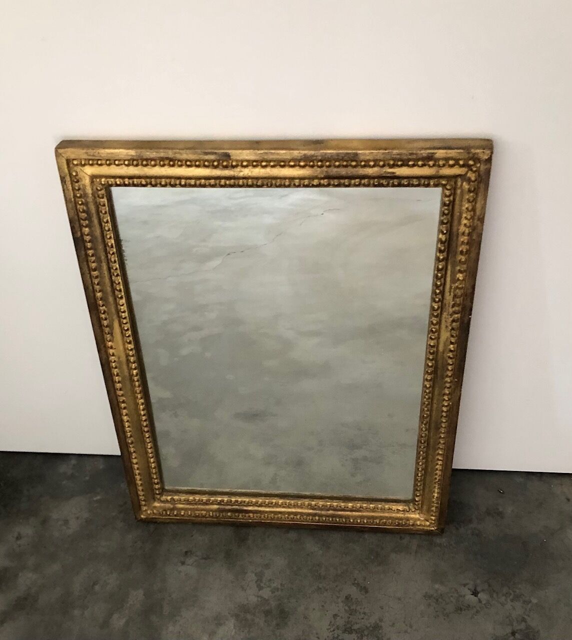 Gilded wooden mirror 50x40