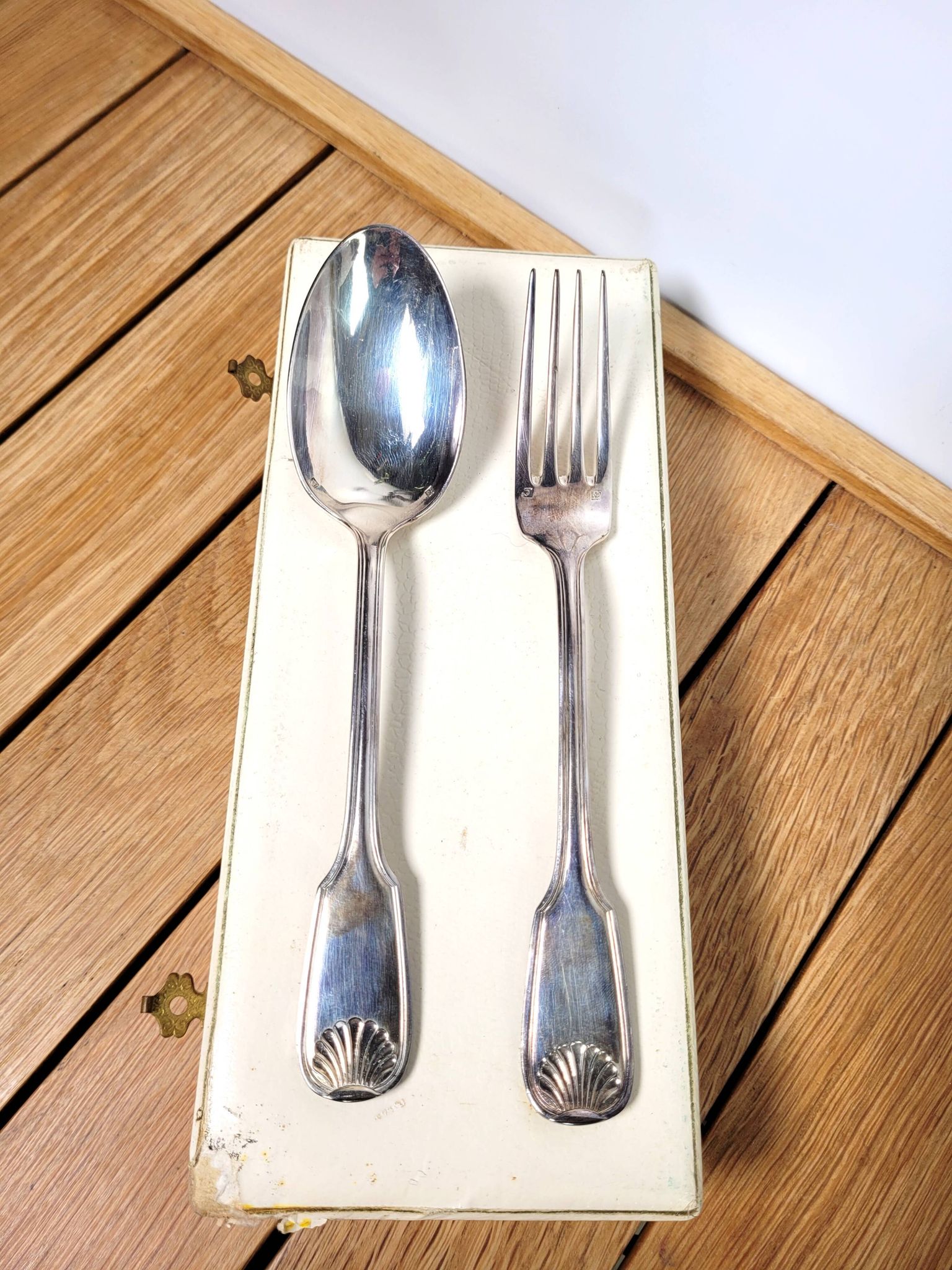 Coffret couverts orfèvrerie saint médard