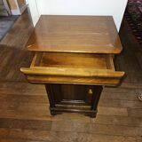 Bedside table made by a cabinetmaker.
