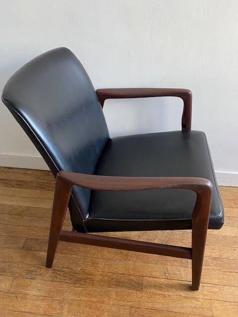 Scandinavian teak armchair