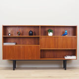 Bibliothèque en teck, design danois, années 1970, production: Danemark