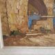 Oil on Panel - Marine Landscape of the Provençal Riviera signed D