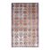 Tapis vintage turc Oushak fait main en laine et coton marron