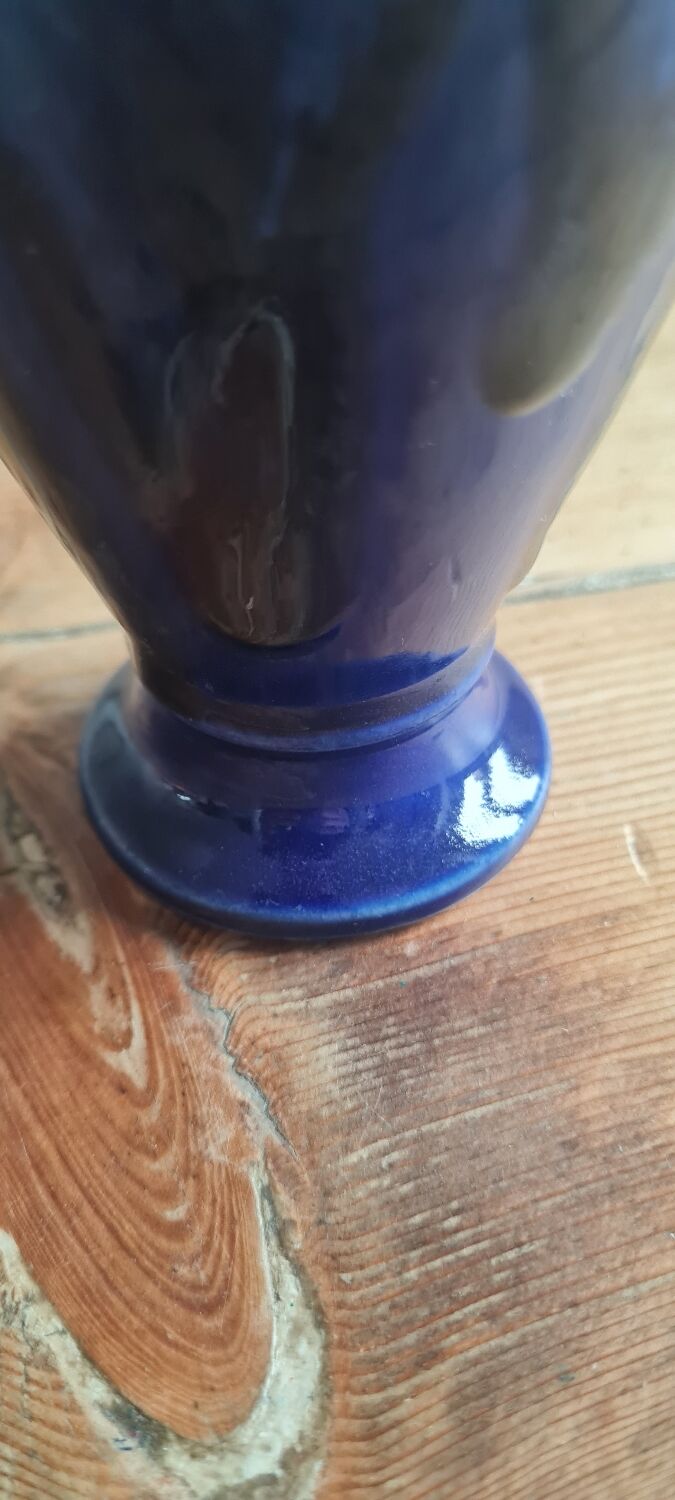 Vintage earthenware soliflore vase