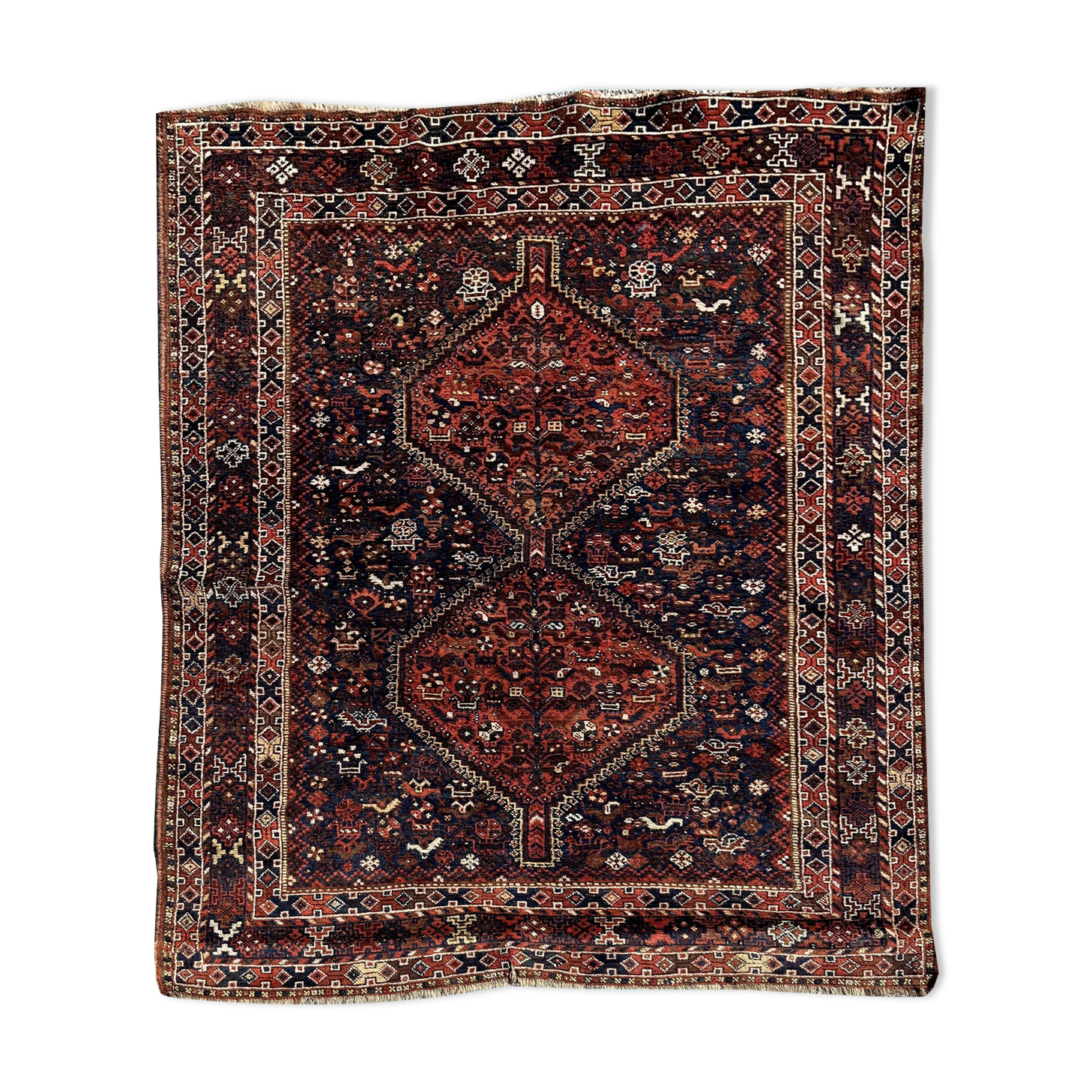 Oriental carpet SHIRAZ Iran Persian 163x209cm