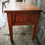 Old solid wood desk
