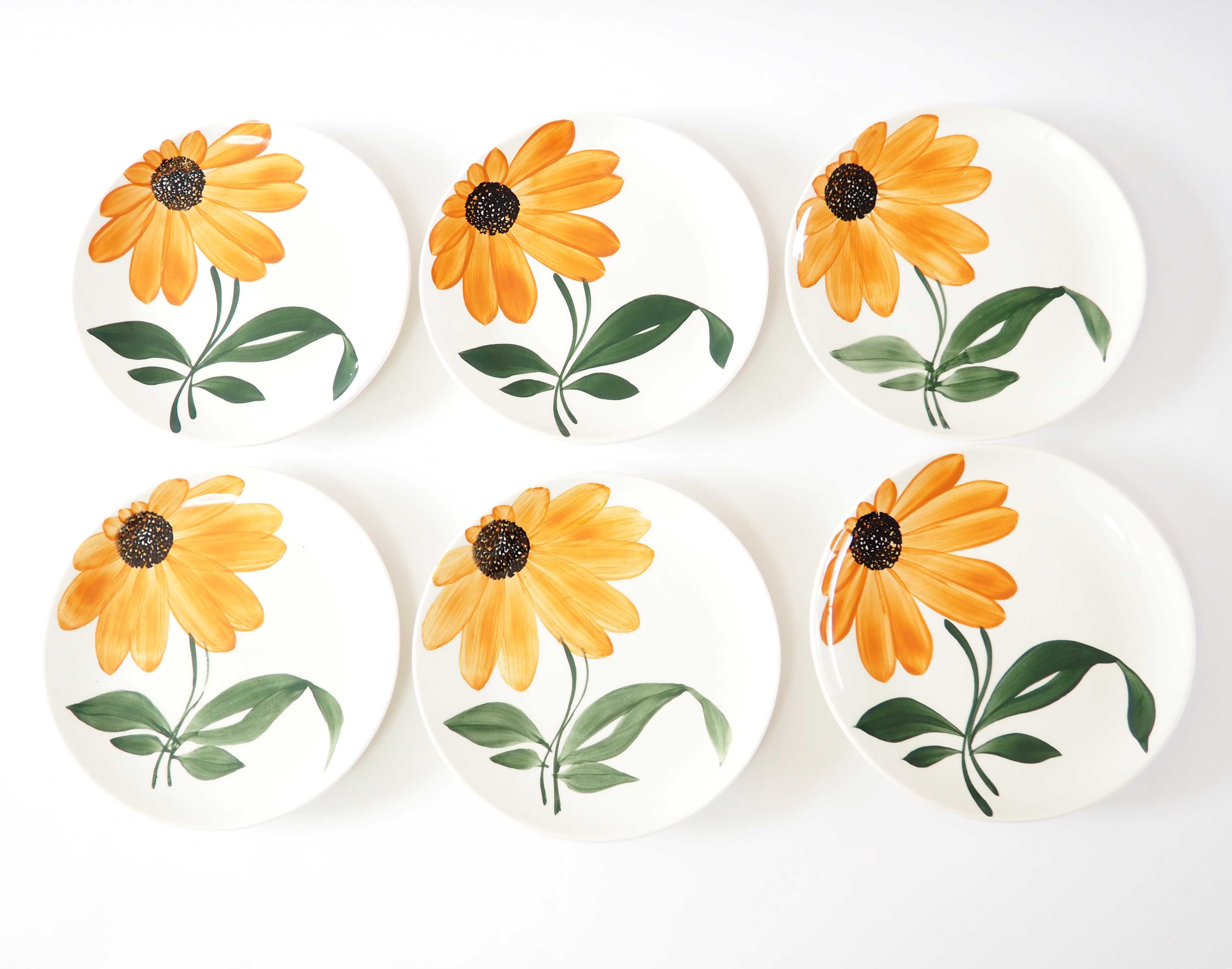 Lot 4+6 plates 1970 gien