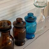 Old glass bottles