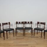 Mid Century Rosewood Dining Chairs from Bernhard Pedersen & Son, 1960s, Set of 6