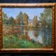 Tableau impressionniste  - huile sur  toile signée, 1920 - Ecole française