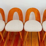 A set of four chairs, proj. A. Suman, Tatr Nabytok, Czechoslovakia, 1960s