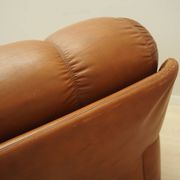 Fauteuil marron, design italien, années 1970, production : Italie