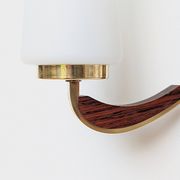 Brass wall light