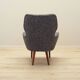 Fauteuil gris, design italien, années 1970, production : Italie