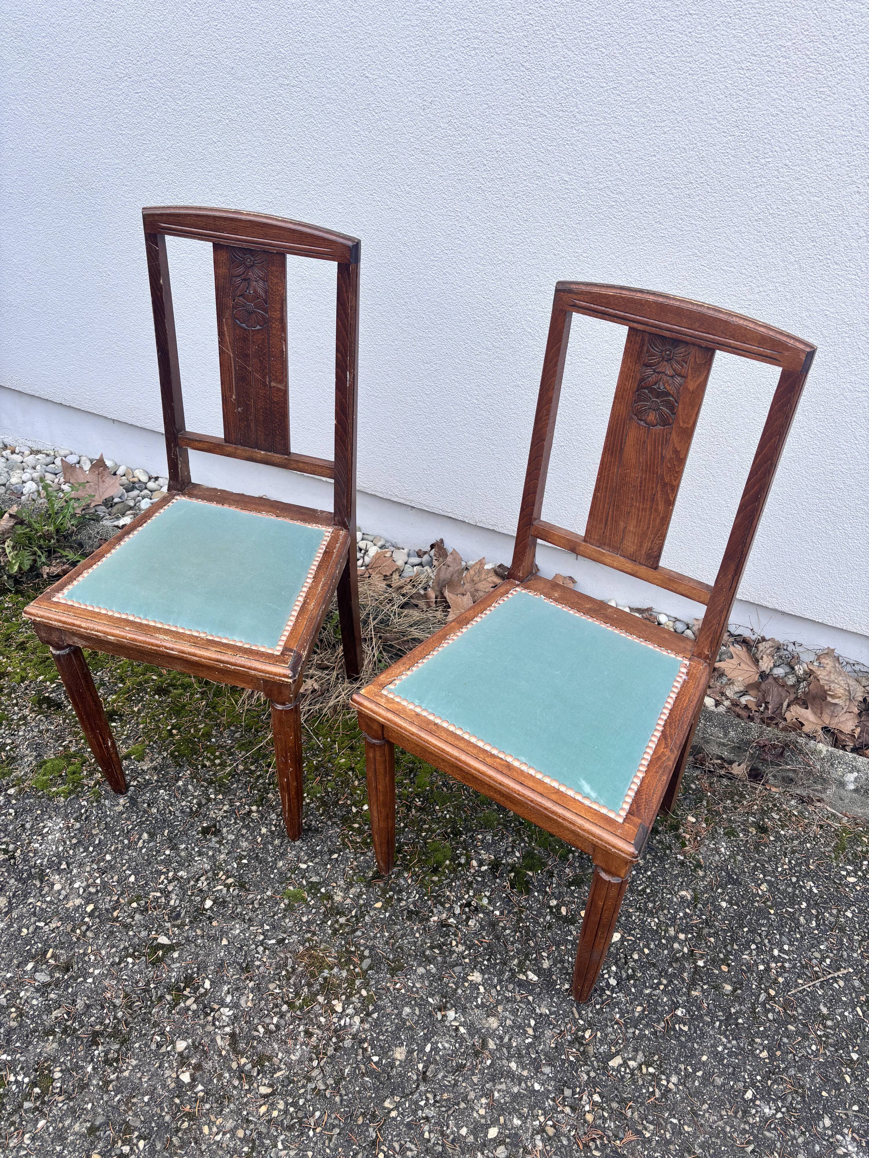 Pair of Art Deco chairs