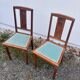 Paire de chaises art déco