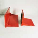 Pair of Space Age wall shelves, Germany, 1970s